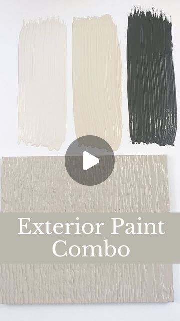 Loralee AhMu on Instagram: "Exterior Combo Details👇🏼

Main: SW Accessible Beige is a perfect neutral that offers warmth without being too dark or too light. It’s a soft greige with subtle undertones, making it versatile and approachable for most styles. 

Trim: SW Shoji White would make a great trim or accent color, offering a clean, creamy off-white that adds a touch of brightness without feeling too stark. 

Accent: SW Natural Linen could be used on features like shutters or doors to add an extra layer of warmth and depth. 

Door: SW Iron Ore  is the perfect bold accent for front doors, shutters, or even the garage. It’s a deep, almost-black charcoal that adds a dramatic contrast against the softer tones of Accessible Beige and Natural Linen. 

Together, these four colors offer a beaut Sw Natural Linen Exterior, Sw Alabaster Exterior House, Accessible Beige And Shoji White, Sw Creamy Exterior, Sw Shoji White, Sw Natural Linen, Sw Accessible Beige, Sw Iron Ore, Beige House Exterior