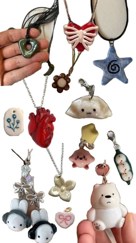 Air Dry Clay Charms, Polymer Project, Sewing Stuffed Animals, Clay Charms, Dry Clay, Air Dry Clay, Clay Crafts, Air Dry, Charms