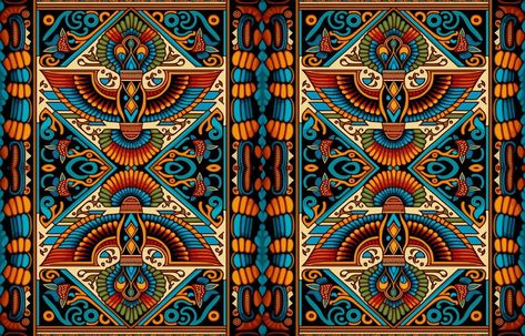 Ancient Egypt Clothing, Egyptian Design Pattern, Egyptian Fabric, Carpet Wallpaper, Design For Clothing, Wallpaper Backdrop, Egyptian Pattern, Egyptian Design, Water Patterns