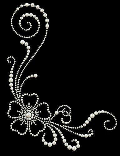 Pearl Flower Embroidery, Flower Dot Painting, Pearl Embroidery Designs, Rhinestone Stencils, Embroidery With Pearls, Flower Stencil Patterns, Rhinestone Designs Pattern, Pearl Embroidery, Motifs Perler