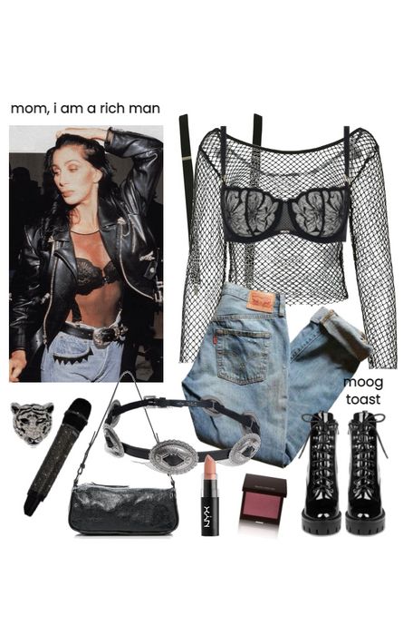 Be the star, not a groupie Outfit | ShopLook Rock Groupie Outfit, Queens Of The Stone Age Concert Outfit, Download Festival Outfit Ideas, Rockstar Party Outfit, Glam Grunge Outfits, Greyday Tour Outfits, Grey Day Concert Outfit, Rock Outfits For Women Concert, Rock Star Outfit Women