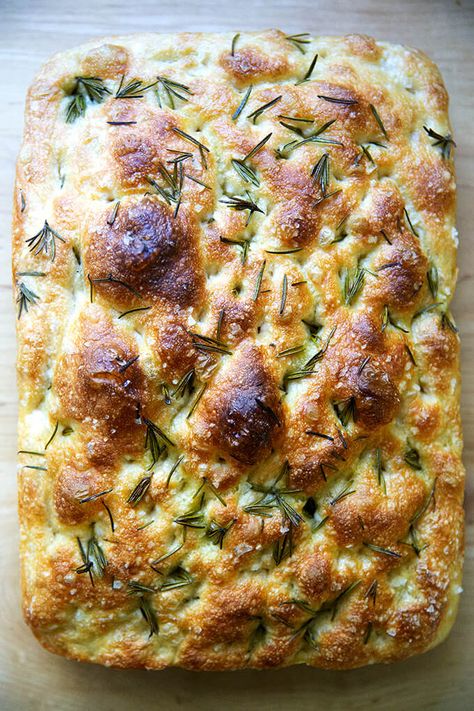 The Best, Easiest Focaccia Bread Recipe | Alexandra's Kitchen Easy Focaccia Bread Recipe, Foccacia Bread, Focaccia Bread Recipe, 4 Ingredient Recipes, Focaccia Recipe, Focaccia Bread, Loaf Of Bread, Bread Recipes Homemade, Artisan Bread