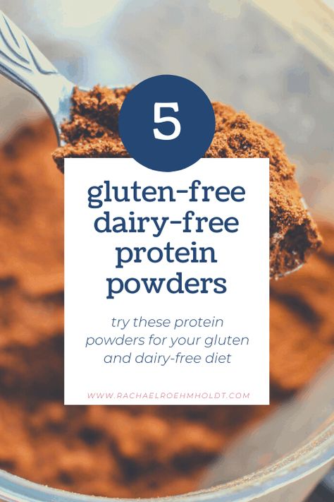 Top 5 Gluten-free Dairy-free Protein Powders - Rachael Roehmholdt Gluten Free Protein Powder, Dairy Free Protein Powder, Protein Powder Pancakes, Keto Protein Powder, Peanut Butter Protein Cookies, Protein Powder Smoothie, Dairy Free Protein, Best Vegan Protein, Protein Balls Recipes