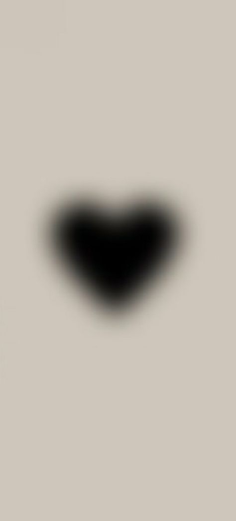 Phone Walpaper iphone android black heart minimalis Cream And Black Wallpaper Iphone, Black And Cream Wallpaper, Black Wallpaper Iphone Dark, Heart Iphone Wallpaper, Hd Wallpaper Iphone, Cream Aesthetic, Phone Theme, Black Wallpaper Iphone, Dark Heart