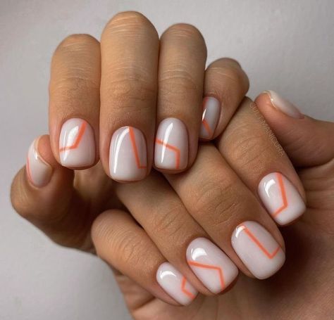 Pin on Nails Short Vacation Nails, Do It Yourself Nails, Nails Funky, Bat Nails, Nails Shape, Colourful Nails, Minimal Nails Art, Squoval Nails, Short Vacation