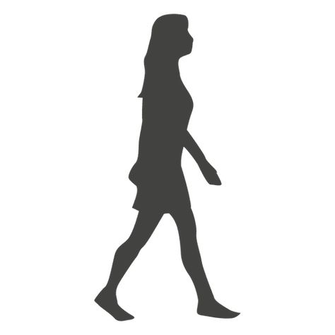 Female walking silhouette Person Walking Silhouette, Human Silloute, Woman Walking Drawing, Walking Silhouette, A Person Walking, Walking Cartoon, Person Silhouette, Person Walking, Silhouette Sketch