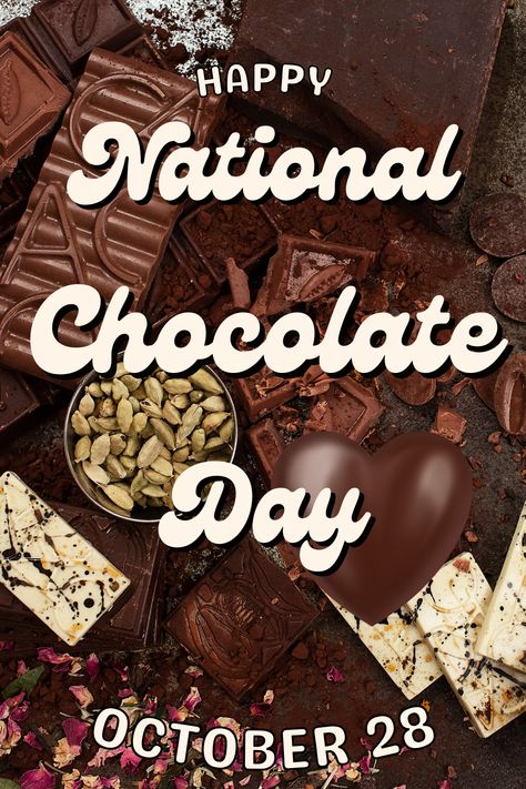 Celebrate National Chocolate Day! Swiss Chocolate Brands, International Chocolate Day, National Chocolate Day, Healthy Chocolate Recipes, History Of Chocolate, American Chocolate, 28 October, Engagement Posts, Swiss Chocolate