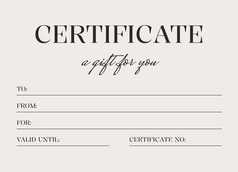 Customizable Gift Certificate Free Google Docs Template Gift Certificate Template Free, Blank Gift Certificate, Free Printable Gift Certificates, Christmas Gift Certificate Template, Christmas Gift Certificate, Free Gift Certificate Template, Free Certificate Templates, Printable Gift Certificate, Social Emotional Activities