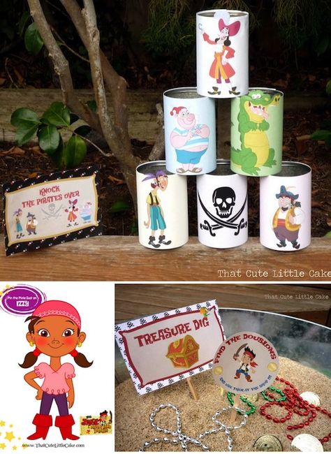 Chloe's Jake and the Neverland Pirates Birthday Party | That Cute Little Cake Games Pirates Birthday Party Ideas, Pirates Birthday Party, Pirates Party, Peter Pan Party, Jake And The Neverland Pirates, Neverland Pirates, Pirate Theme Party, Pirate Birthday Party, Pirate Birthday