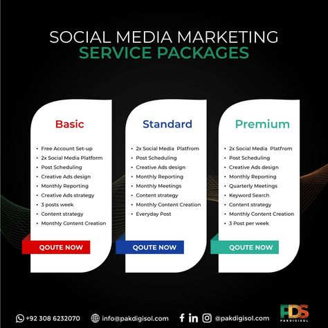 Revolutionize Your Brand's Online Presence with Our Social Media Marketing Service Packages! 📈✨ #socialMediaMarketing #brandVisibility #onlineGrowth #webdev #marketingSolutions Social Media Design Packages, Social Media Marketing Services Packages, Our Services Design Social Media, Digital Marketing Packages, Social Media Marketing Packages, Interior Brochures, Service Packages, Social Media Packages, Graphic Design Ads