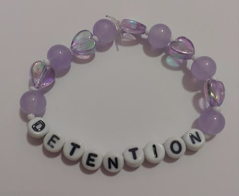 My detention inspired bracelet for the trilogy tour! (Not for trade)    Tags: #melaniemartinez #trilogytour #bracelets #handmade #portals #k12 #crybaby #extraclutterep #afterschoolep #aftershcool #extraclutter #dollhouseep #dollhouse #concert #melanie #mel #fairy #faerie #lyrics #songs #music #fairycore #necklace #ocean #sea #necklace #seaturtle #turtle #pink #blue #starfish #dolphin #necklacr Melanie Martinez Trilogy Tour Bracelets, Trilogy Tour Bracelets, Slytherin Accessories, Melanie Martinez Bracelet, Fairycore Necklace, Melanie Martinez Merch, Melanie Martinez Songs, Diy Kandi Bracelets, Trilogy Tour