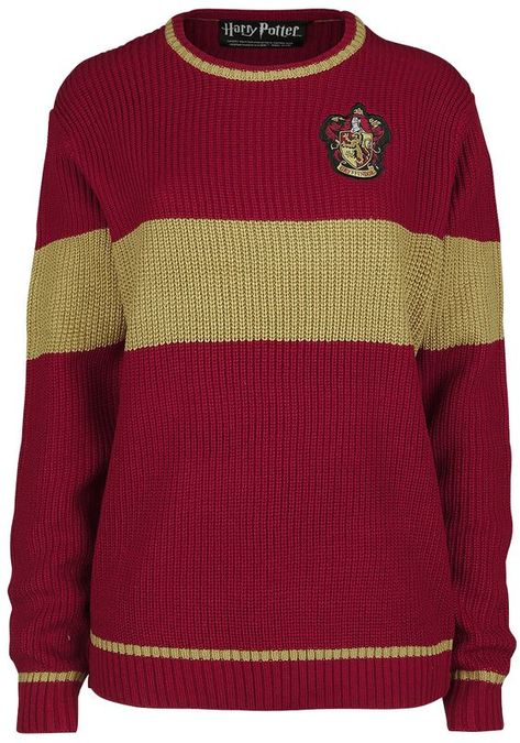 Gryffindor Sweater, Quidditch Harry Potter, Harry Potter Knit, Cool Jumpers, Cool Fan, Hogwarts Outfits, Harry Potter Outfits, Aesthetic Grunge Outfit, Fan Style