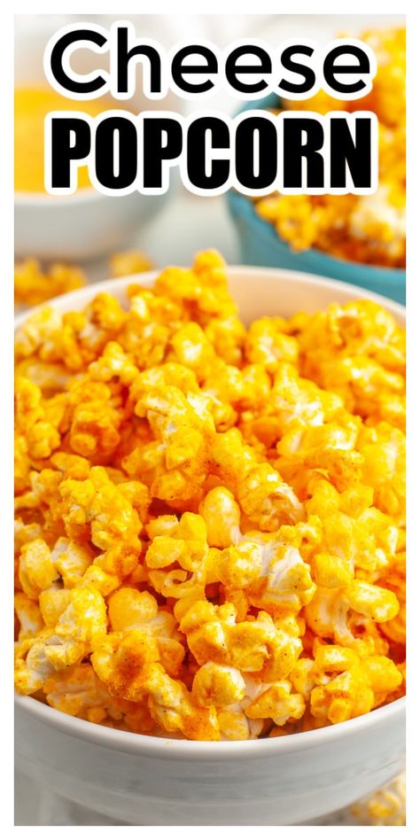 Homemade Cheese Popcorn, How To Make Cheese Popcorn, Cheese Popcorn Recipe Homemade, Cheddar Cheese Popcorn Recipe, Popcorn Charcuterie Board, Savoury Popcorn, Cheddar Popcorn Recipe, Cheese Popcorn Recipe, Popcorn Recipes Cheese