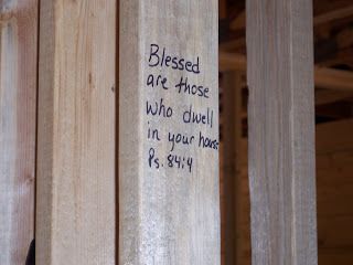 Verses For Home Building, Bible Verses To Write On New House, Scripture For New Home Build, Scripture For Building A House, Scripture For Home Building, Write Scripture On House Framing, Writing Scripture, Gods Presence, New Home Quotes