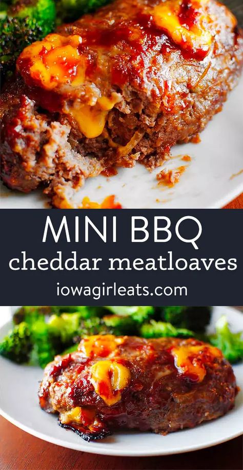 Mini Bbq Bacon Cheddar Meatloaf, Gluten Free Recipes Hamburger Meat, Bbq Ground Beef Recipes, Ground Beef Gluten Free Recipes, Gluten Free Ground Beef Recipes, Amazing Dinners, Weekday Recipes, Bbq Meatloaf, Sweet Bbq Sauce