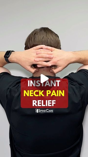 Dr. Michael Rowe | SpineCare on Instagram: "Dr. Rowe shows how to instantly relieve neck muscle pain and tightness.

This easy exercise can be used throughout the day to help self-massage away muscle knots, spasms, and trigger points. It doesn’t require any equipment and may help give relief within seconds.

Let us know how it works for you!

#neckpain #neckpainrelief #neckpainexercises #chiropractic" Crook In Neck Relief, Dr Michael Rowe, Crick In Neck How To Get Rid Of, Tight Neck Muscles Relief, Neck Exercises For Pain Relief, Sore Neck Relief, Knots In Neck Muscle, Crick In Neck, Neck Tension Relief