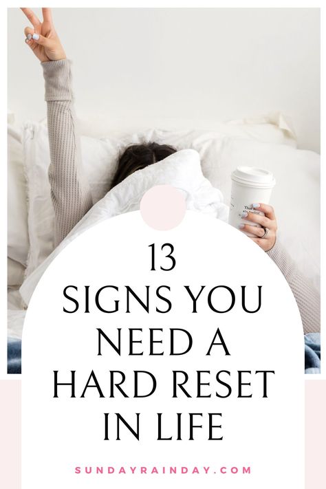 Do you feel stuck in life? These 13 signs that you need a hard reset in life will help you take a fresh start. How To Refocus Your Life, How To Reset Your Life, Reset My Life, Mental Relaxation, Feeling Stuck In Life, Life Reset, Beauty Motivation, Lost In Life, Plan For Success