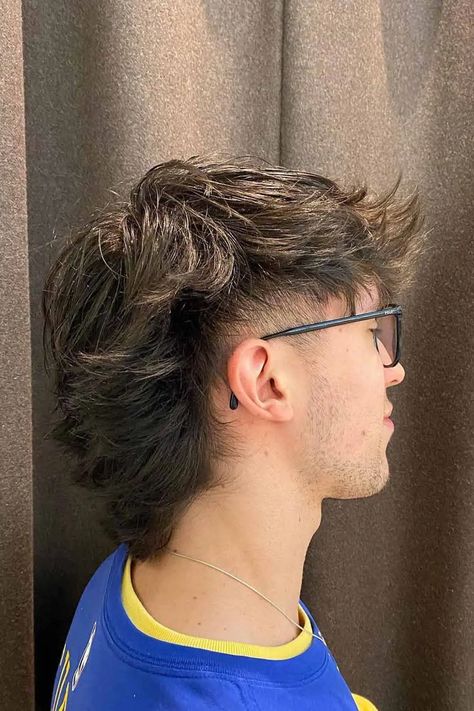 20 Modern Mullet Hairstyles for Men | HairAide Men’s Modern Mullet Straight, Mullet With Side Bangs, Mullet Hairstyle Mens Long, Mullet Straight Hair Men, Men Mullet Hairstyle, Modern Day Mullet, Long Modern Mullet, Long Mullet Men, Modern Mullet Men