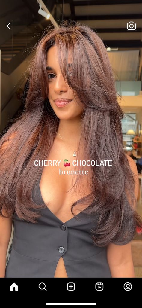 Dyed Hair Inspiration Light Skin, Dark Skin Brown Hair, Curly Hair Advice, Dark Chocolate Brown Hair, Brown Hair Shades, Brown Hair Dye, Chop Chop, Ginger Hair Color, Chocolate Brown Hair