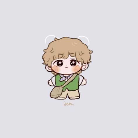 Bts Chibi Cute Taehyung, V Cartoon, Taehyung's Art, Chibi Bts, V Chibi, Chibi Wallpaper, Taehyung Fanart, Chibi Anime Kawaii, Kpop Drawings