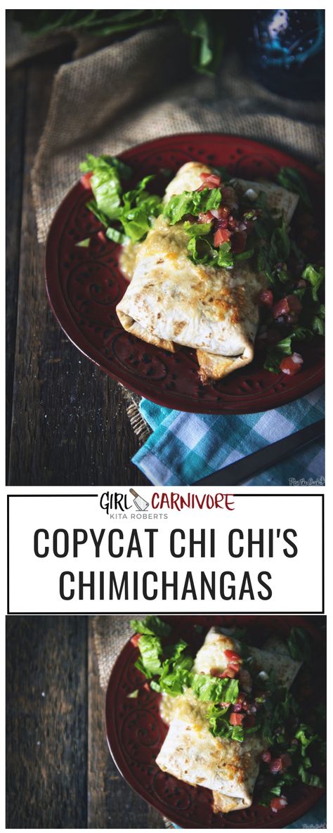 This is a spot on copy-cat recipe of our favorite dish from everyone’s guilty tex-mex go-to, Chi-Chi’s. Sadly, they aren’t around my neck of the woods anymore, so I make these Copycat Chi-Chi’s Chimichanga’s in my own kitchen whenever a craving hits! Chi Chi Chimichanga Recipe, Chi Chi’s Copycat Recipes, Chi Chi's Chimichanga Recipe, Chi Chi Recipe, Chi Chi's Baked Chicken Chimichanga, Mexican Restaurant Chimichanga, Chicken Chimichanga Recipe, Chi Chi’s Baked Chimichanga, Family Lunch Recipes