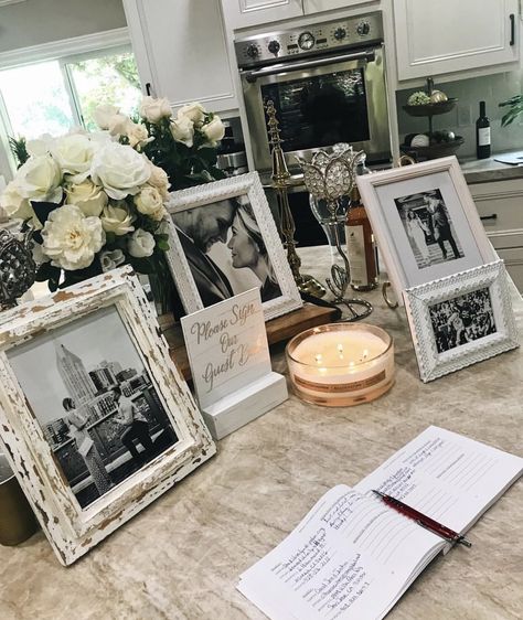 Pictures At Bridal Shower Photo Displays, Bridal Shower Pictures Ideas, Bridal Shower Pictures Display, Bridal Shower Picture Ideas, Bridal Shower Entry Table, Bridal Shower Photo Ideas, Bridal Shower Picture Display, Bridal Shower Photo Wall, Bridal Shower Photo Display