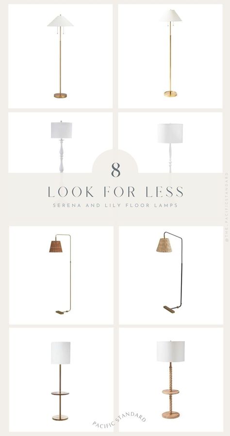 serena and lily affordable alternatives Serena And Lily Floor Lamp, Nursery Floor Lamp Ideas, Serena And Lily Living Room, Nursery Floor Lamp, Lamp Placement, Ikea Room Divider, Ikea Room, Organization By Room, Tall Floor Lamps