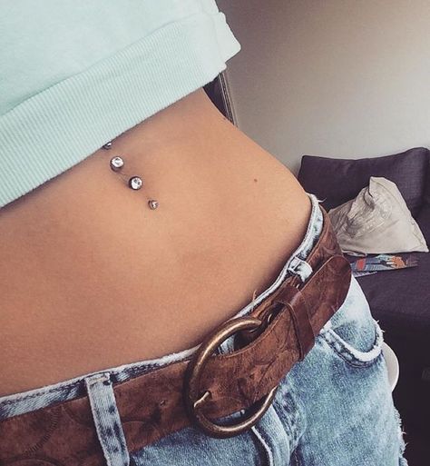 Double belly piercing Double Pierced Belly Button, Reverse Belly Button Piercing, Top And Bottom Belly Piercing, 2 Belly Button Piercings, Belly Button Piercing Double, Double Belly Button Piercing, Double Navel Piercing, Double Belly Piercing, Triple Piercing