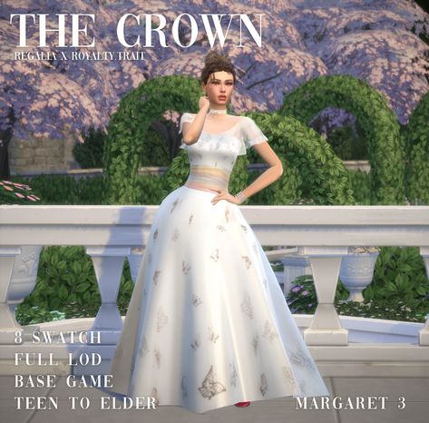 Sims 4 Royalty Mod, Sims 4 Regency Cc, Sims 4 Royalty Cc, Cassandra Goth, Sims Dresses, Sims 4 Wedding Dress, Sims Fashion, Sims Lookbook, Ts4 Clothes