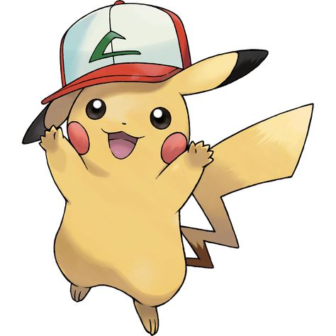 Pikachu (Pokémon) - Bulbapedia, the community-driven Pokémon encyclopedia Ash Hat, Pikachu Cap, Aurorus Pokemon, Poke Mon, Pikachu Drawing, Gen 1 Pokemon, Pikachu Pikachu, Pikachu Wallpaper, First Pokemon