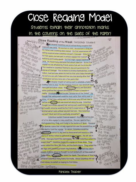 Reading Annotations, Curriculum Developer, Close Reading Strategies, 6th Grade Reading, Teaching Literature, Reading Specialist, Teacher's Blog, Upper Elementary Resources, 5th Grade Reading