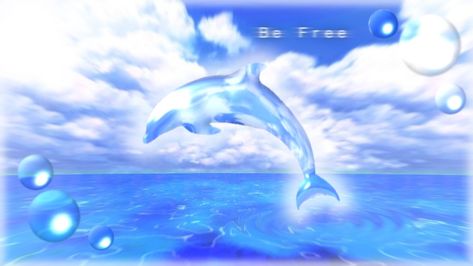 freedom, dolphin, vaporwave, dreamcore, clouds, ocean, y2k aesthetic, tropical, watercore, frutiger aero, cybercore Frutigo Aero, Fruitger Aero, Aero Aesthetic, 2000s Wallpaper, Nostalgia 2000s, Cybercore Aesthetic, Tropical Aesthetic, Nostalgia Aesthetic, Ocean Aesthetic