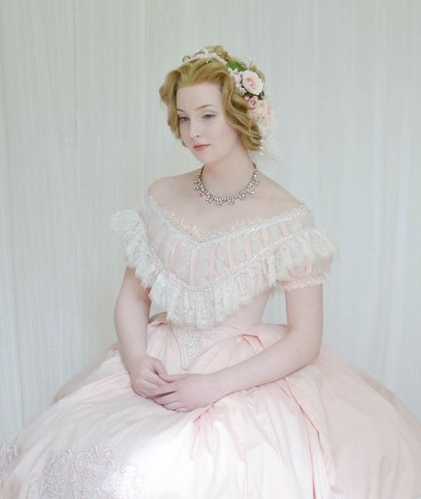 Here it is, the final post about my lacy 19th century confection! If you haven’t… Angela Clayton, Edwardian Gowns, Tea Gown, 1890s Fashion, Bustle Dress, Period Dress, Fantasy Dresses, Fantasy Dress, Historical Costume