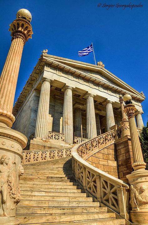 National Library (Athens/Greece) National Library, Athens Greece, Athens, Greece, Paris, Travel, Quick Saves