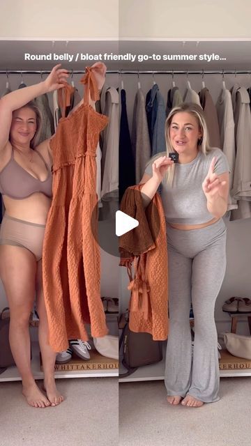 Carys Whittaker 🇬🇧 on Instagram: "Bloat friendly styles can be CUTE 😌 one of my most worn styles for summer and I can’t wait to style this alll summer long! 🧡 (I might be biased because I designed this one myself 😏 it’s from my next InTheStyle collection [ad] releasing 5th May and I can’t wait ahhhh!!"