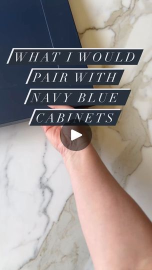 19K views · 19 reactions | Navy Blue Cabinets? 

Part 2 

Don’t be afraid to try it on your kitchen cabinets but if you want to test the waters start in a bathroom or a laundry room first! 

First, save this and follow me for more paint color inspiration! 

Here are some beautiful @benjaminmoore shades that complement navy blue in a fun, colorful way! 

Here’s your palette pairing guide: 

Natural Wicker, this soft, Sandy Hue is the perfect counterbalance to the deep tones of the navy blue. Natural wicker brings a light, airy feel to your kitchen or bathroom, creating a serene and balanced atmosphere. That’s both inviting and stylish.  This would also make a beautiful cabinet color! 

Conch Shell, It’s a subtle peachy pink that adds a touch of warmth and softness, making your navy cabinets Small Navy Bathroom Paint, Navy Blue Laundry Room Cabinets, Navy Laundry Room Cabinets, Navy Kitchen Cabinets Color Combos, Navy Blue Bathroom Cabinets, Butcher Block Laundry Room, Navy Blue Cabinets, Bathroom Inspiration Board, Navy Kitchen Cabinets