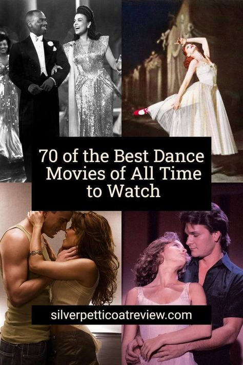 Discover the best dance movies of all time! From the iconic Center Stage to the high-energy Step Up, the classic Swing Time, the captivating The Red Shoes, and the unforgettable Dirty Dancing, this list will have you celebrating and ready to watch some of the best dance movies ever made. Dance Films Movies, Dance Movies To Watch, Dancing Movies, Step Up Movies, The Red Shoes, Dance Movies, Movies Of All Time, Dance Instructor, Disco Dance