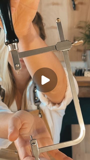 Jessica Hickman-Woolcott on Instagram: "An Introduction to the Jewellers Tools: The Saw 

We’re taking a look at the jewellers tools, what they do and how to use them 💫

Are there any jewellers tools you want to know about? Let us know in the comments!👇💫

#learnsomethingnew #jewellerymaker #jewelleryschool #jewelrytutorial #creativelifehappylife #slowcraft" Jewelers Tools, The Saw, Jewelry Maker, Creative Life, Jewelry Tutorials, Happy Life, How To Use, Look At, Take That