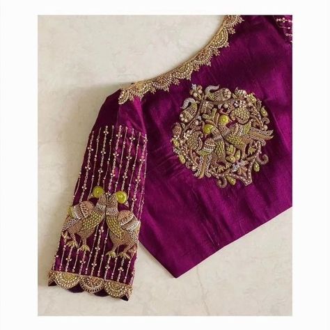 Dm@9640490158 Designer maggam work blouse Fabric: Halfpattu/Rawsilk Dispatch: 3days Price : 3500unstiched . 4050stitched Colours and sizes can be customised accordingly Blouse Aari Work, Handmade Blouse, Latest Bridal Blouse Designs, Maggam Work Blouse, Latest Blouse Designs Pattern, Sari Design, Blouse Designer, Traditional Blouse Designs, Latest Model Blouse Designs