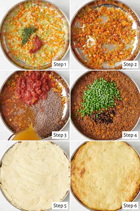 Lentil Shepherd's Pie {Easy & Filling!} - FeelGoodFoodie Lentil Shepherds Pie Vegan, Lentil Shepards Pie, Lentil Shepherds Pie, Lentil Pie, Vegan Shepherds Pie, Fall Meals, Baby Meals, Pie Easy, Easy Foods