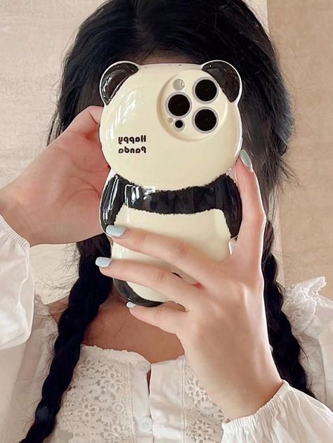 3d Cartoon Panda Design Black And White Phone Case For IphoneI discovered amazing products on SHEIN.com, come check them out! Black And White Phone Case, 3d Phone Cases, Design Black And White, Panda Design, White Phone Case, Cartoon Panda, 3d Cartoon, Samsung Phone Cases, Amazing Products