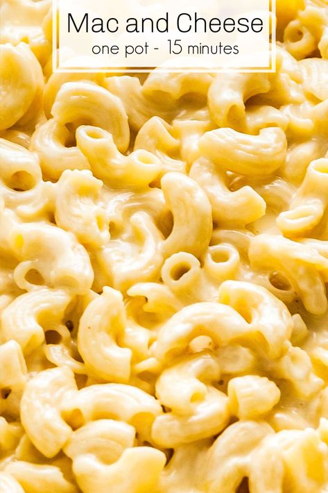 This easy Homemade Mac and Cheese Recipe is made stove top, with just one pot, and only takes 15 minutes to make! It’s extra creamy and made with two cheeses! #MacAndCheese #HomemadeMacAndCheese #MacAndCheeseRecipe #StovetopMacAndCheese #OnePot #Recipe #Cheese #Pasta #MacaroniAndCheeseRecipe #MacaroniAndCheese #SideDish #SideDishRecipes Stove Top Macaroni And Cheese Homemade, Homemade Easy Mac And Cheese Recipe, Easy Quick Mac And Cheese, Mac And Cheese Recipe Easy, Easy Homemade Mac And Cheese, Homemade Mac And Cheese Recipe Easy, Quick Mac And Cheese, Easy Mac N Cheese Recipe, The Novice Chef