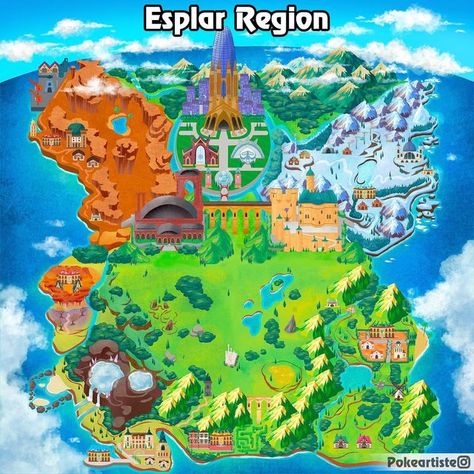 Pokemon Rpg, Pokemon Regions, Pokemon Universe, Rpg Maker, Never Grow Up, Detailed Map, Bear Art, Pokemon Trainer, Fantasy Character Design