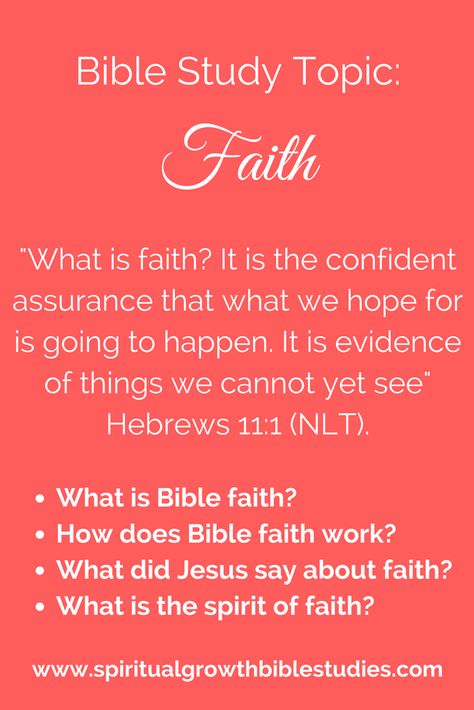 What is Bible faith? Bible faith is the God kind of faith. It faith that moves the mountains in your personal life. This kind of is pleasing to God and allows you to live victoriously. This faith believes the promises in the Holy Bible and lives by them. https://www.spiritualgrowthbiblestudies.com/bible-faith/ Faith Meaning, What Is Faith, Bible Meaning, The Promises Of God, Faith Verses, Promises Of God, Bible Study Books, Bible Study Topics, Journal Notes