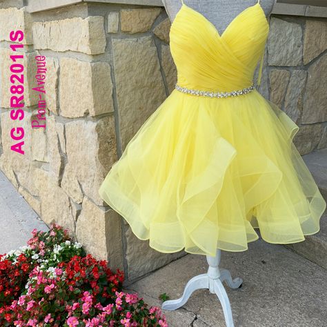 Yellow Grad Dresses Short, Yellow Prom Dresses Short, Yellow Short Prom Dress, Yellow Dama Dresses, Short Yellow Dress Formal, Yellow Formal Dress Short, Yellow Sweet 16 Dresses, Yellow Prom Dress Short, Yellow Short Dresses