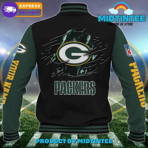 Green Bay Packers Nfl Custom Name Baseball Jacket 30Uf092200 - Utopia Fashion Check more at https://utopiafashion.co/product/green-bay-packers-nfl-custom-name-baseball-jacket-30uf092200-utopia-fashion/ Utopia Fashion, Nfl Packers, Baseball Jacket, Green Bay Packers, Green Bay, Custom Name, Nfl, Baseball, Fashion Outfits