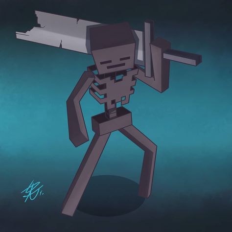 Herobrine Wallpaper, Minecraft Wither, Wither Skeleton, Lucky Luciano, Minecraft Fanart, Minecraft Drawings, Minecraft Pictures, Monster School, Minecraft Anime