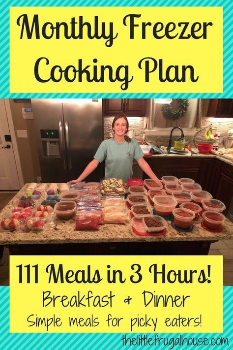 I'm not cooking for 2 months because I just made 111 meals in 3 hours! This monthly freezer cooking plan has a free PDF you can print too! So easy! Meals With Turkey, Inexpensive Recipes, Recipes Budget, Budget Food, Dinner Simple, Bulk Cooking, Turkey Leftovers, Freezer Dinners, Slow Cooker Freezer Meals