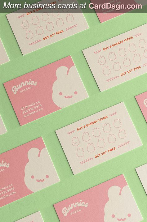 Bussines Card Design Ideas Nails, Business Card Ideas Aesthetic, Business Card Ideas Cute, Business Mailer Design, Business Card Design Illustration, Bussines Card Designer, Trendy Branding Design, Business Card Design Aesthetic, Korean Graphic Design Brand Identity