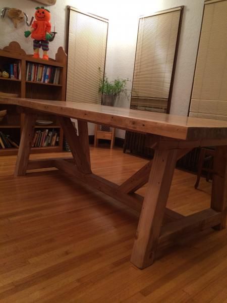 Bowling Alley Table, Barnwood Ideas, Bowling Lane, Bookshelf Plans, Homemade Furniture, Desk Plans, Thanksgiving Decorations Diy, Country Casual, Farm Tables